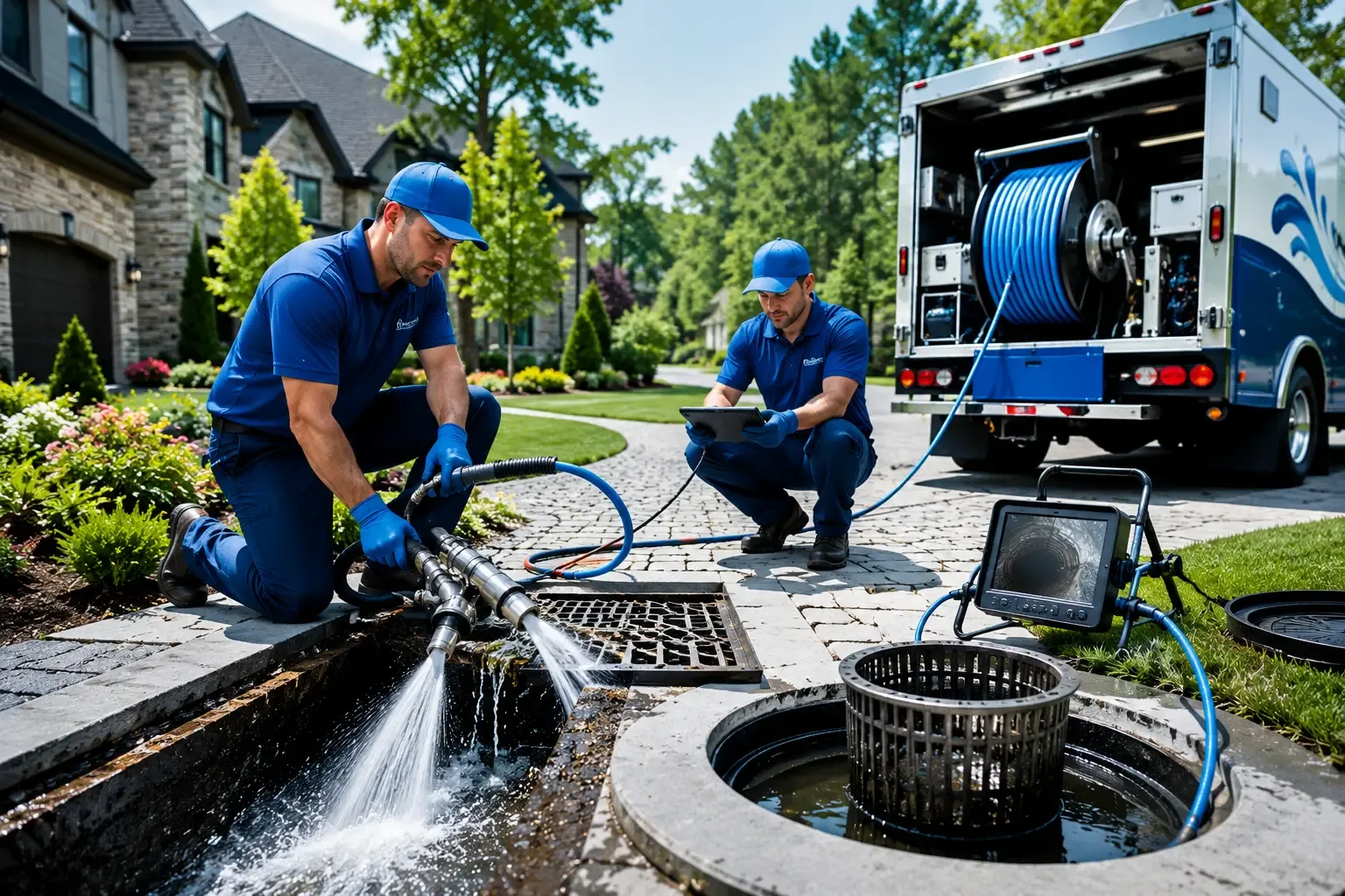 Local outdoor drain cleaning professionals in Horton, MI
