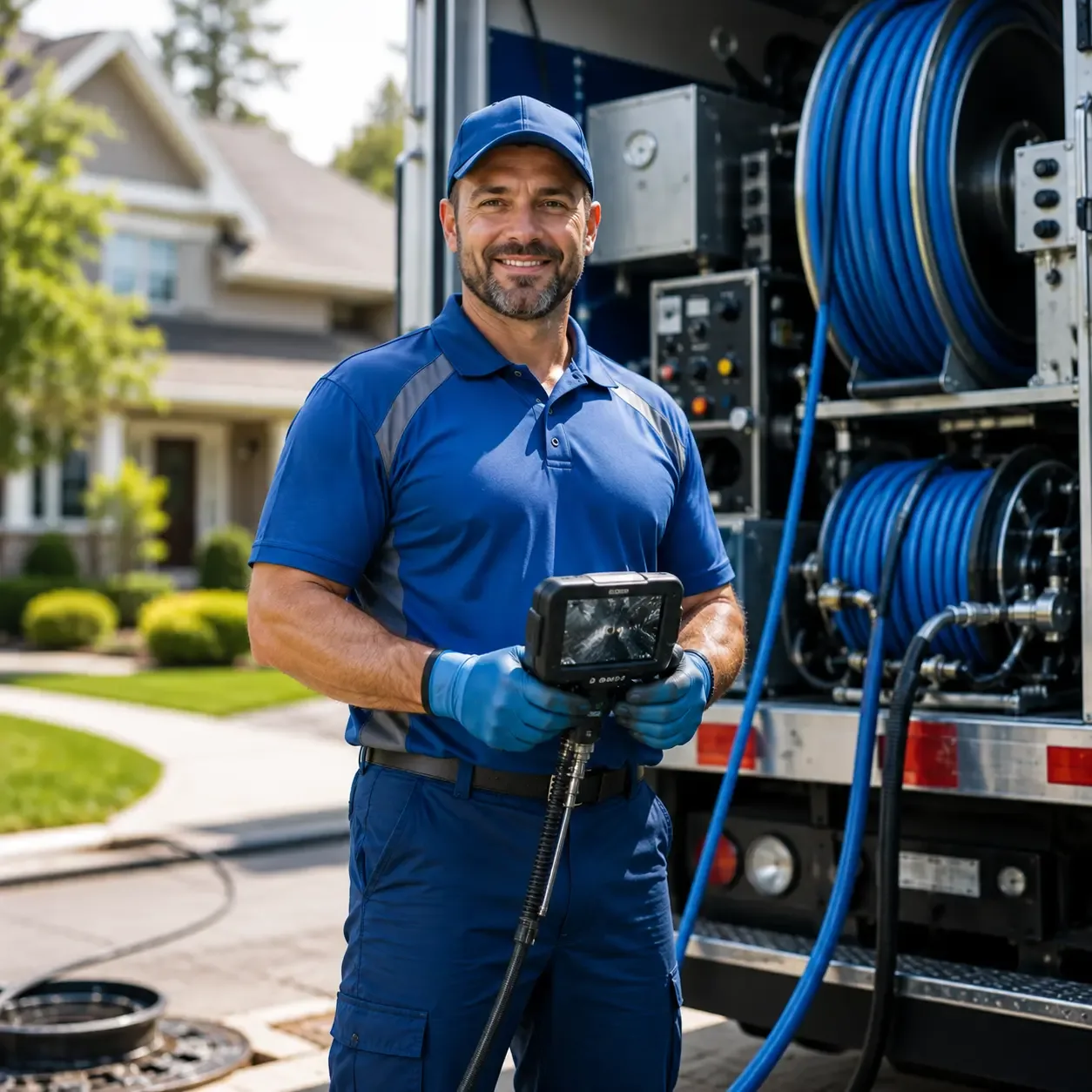 Local outdoor drain cleaning specialists in Horton, MI